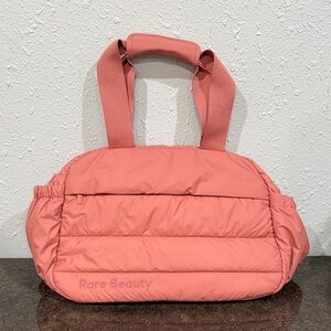 Rare Beauty Dusty Rose Travel Tote Bag